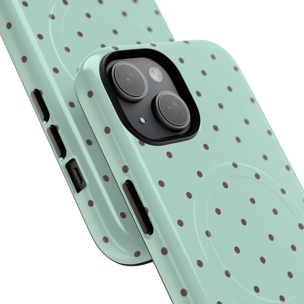 Dot Crush Mint | Magnetic iPhone Case