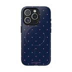 Dot Crush Navy | Magnetic iPhone Case