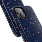 Dot Crush Navy | Magnetic iPhone Case