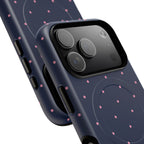 Dot Crush Navy | Magnetic iPhone Case
