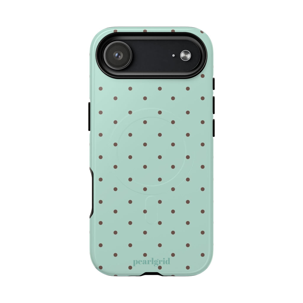 Dot Crush Mint | Magnetic iPhone Case