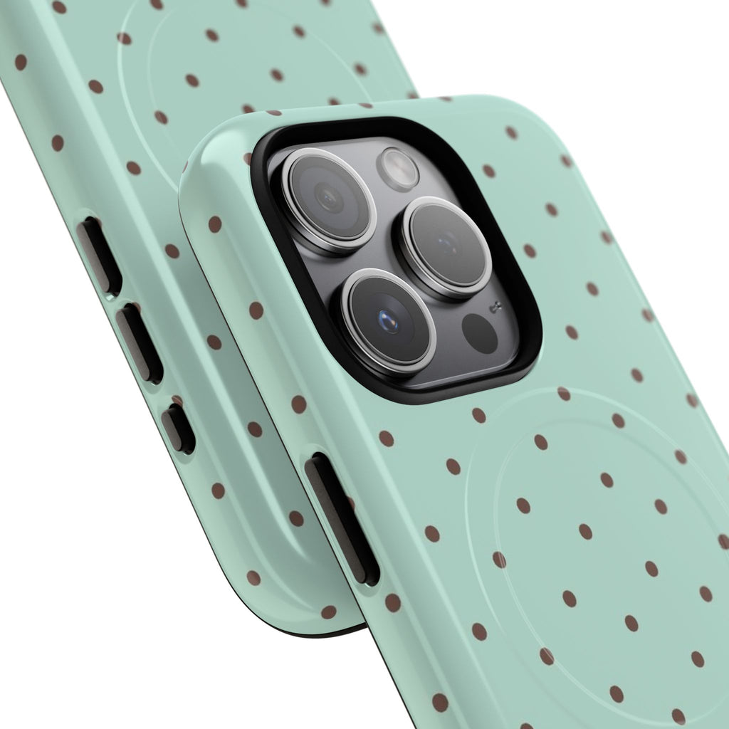 Dot Crush Mint | Magnetic iPhone Case