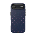 Dot Crush Navy | Magnetic iPhone Case