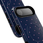 Dot Crush Navy | Magnetic iPhone Case