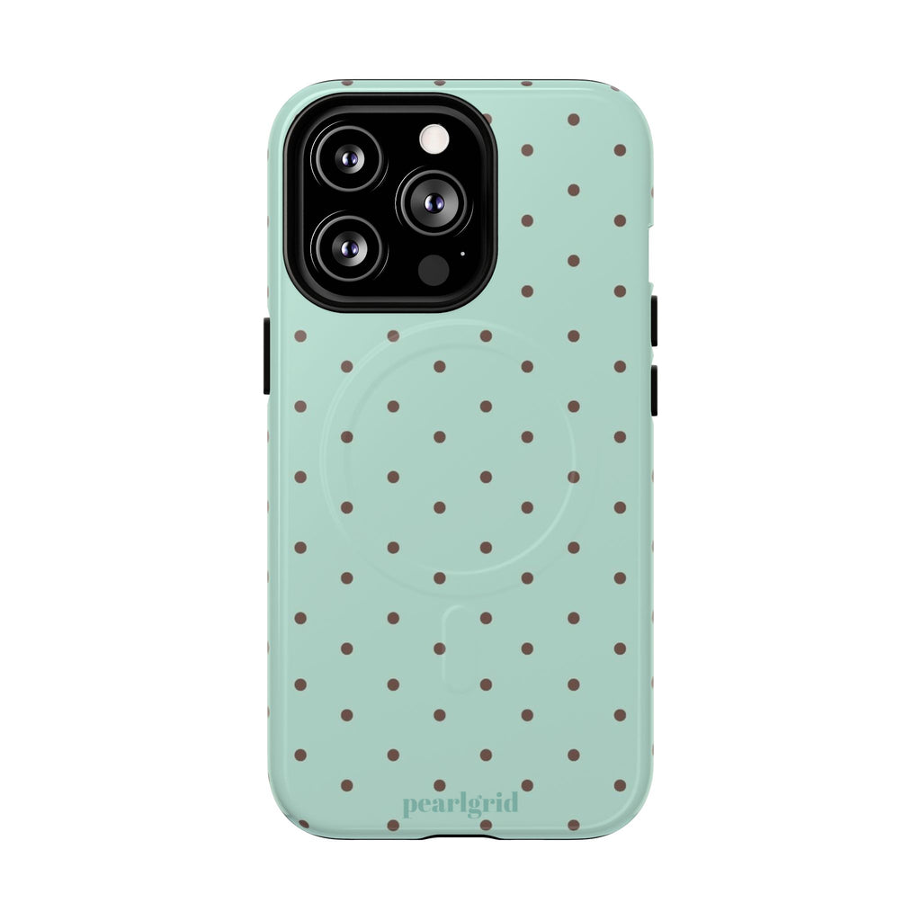 Dot Crush Mint | Magnetic iPhone Case