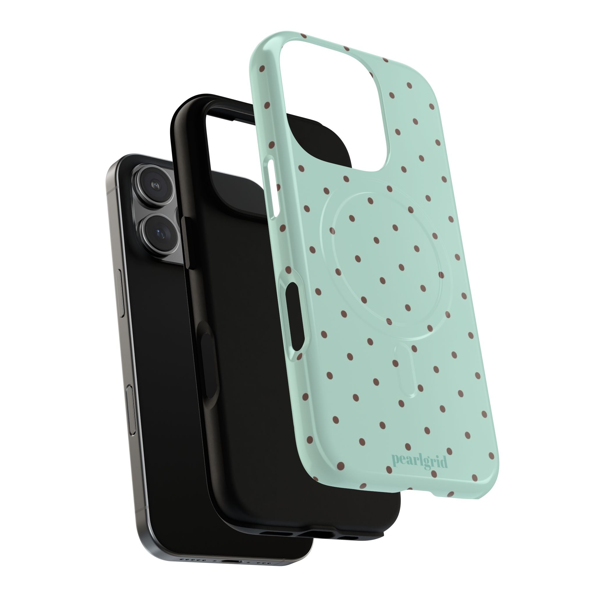 Dot Crush Mint | Magnetic iPhone Case