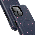 Dot Crush Navy | Magnetic iPhone Case
