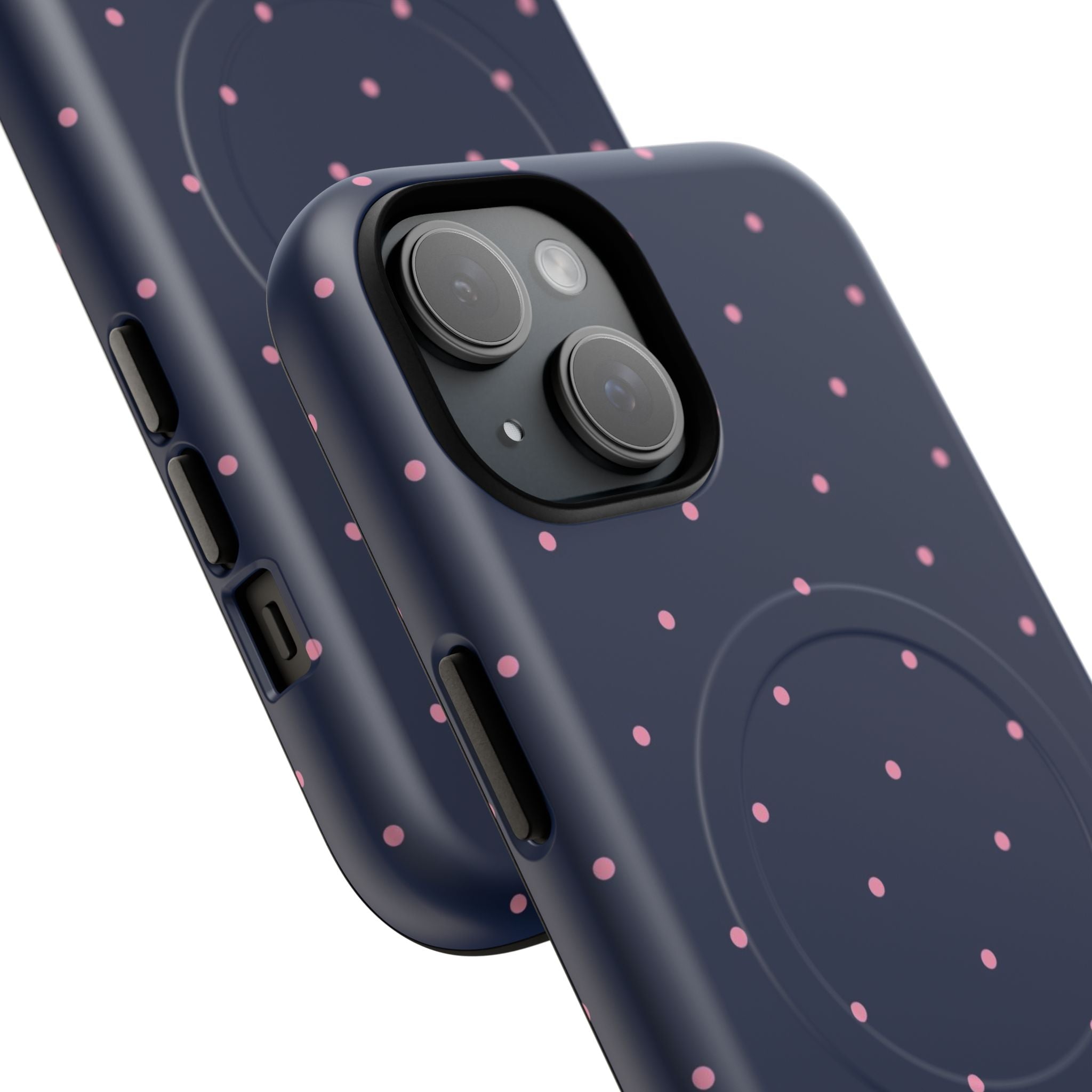 Dot Crush Navy | Magnetic iPhone Case