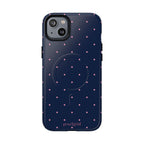 Dot Crush Navy | Magnetic iPhone Case