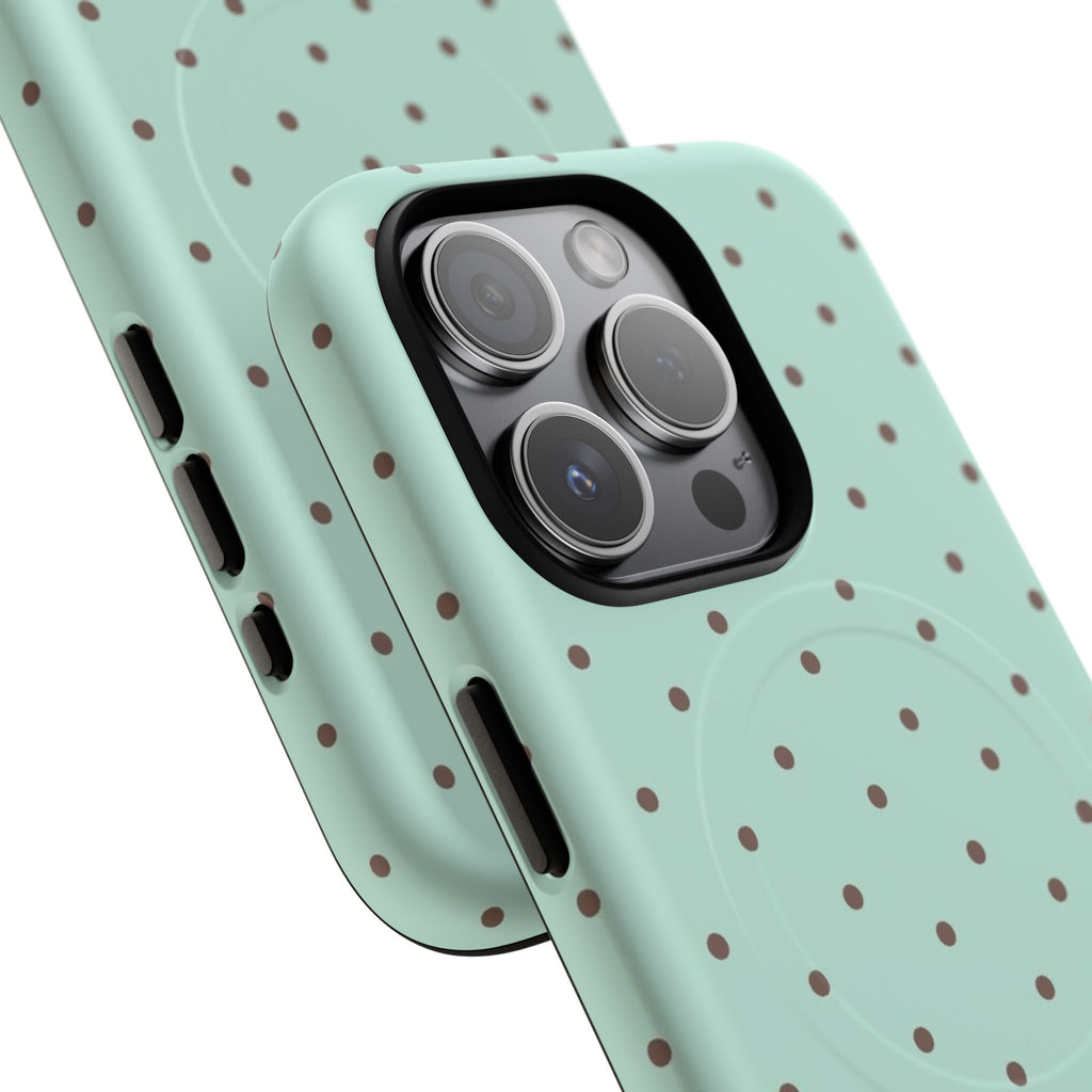 Dot Crush Mint | Magnetic iPhone Case