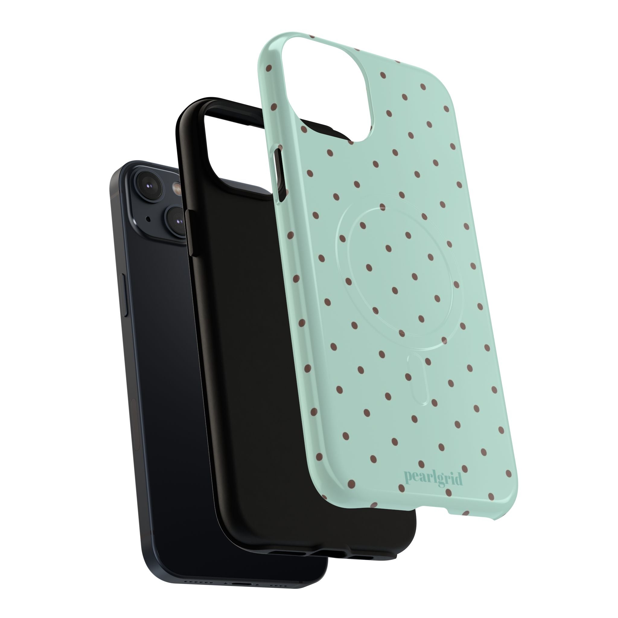 Dot Crush Mint | Magnetic iPhone Case