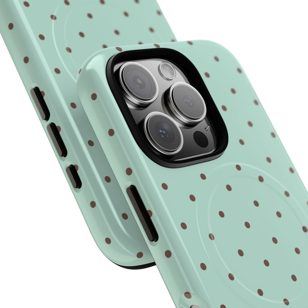 Dot Crush Mint | Magnetic iPhone Case