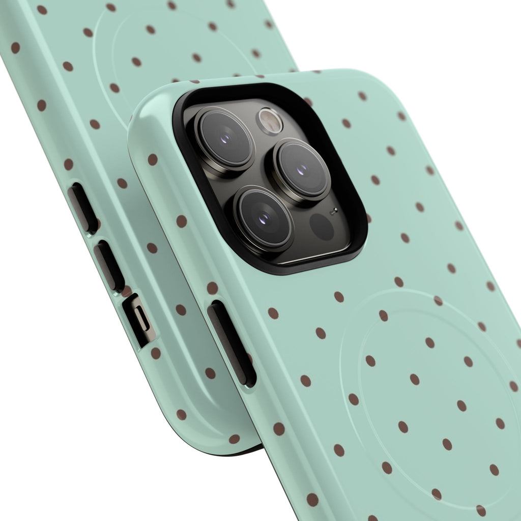 Dot Crush Mint | Magnetic iPhone Case