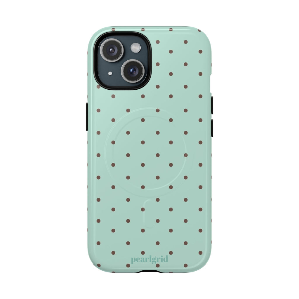 Dot Crush Mint | Magnetic iPhone Case