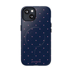 Dot Crush Navy | Magnetic iPhone Case
