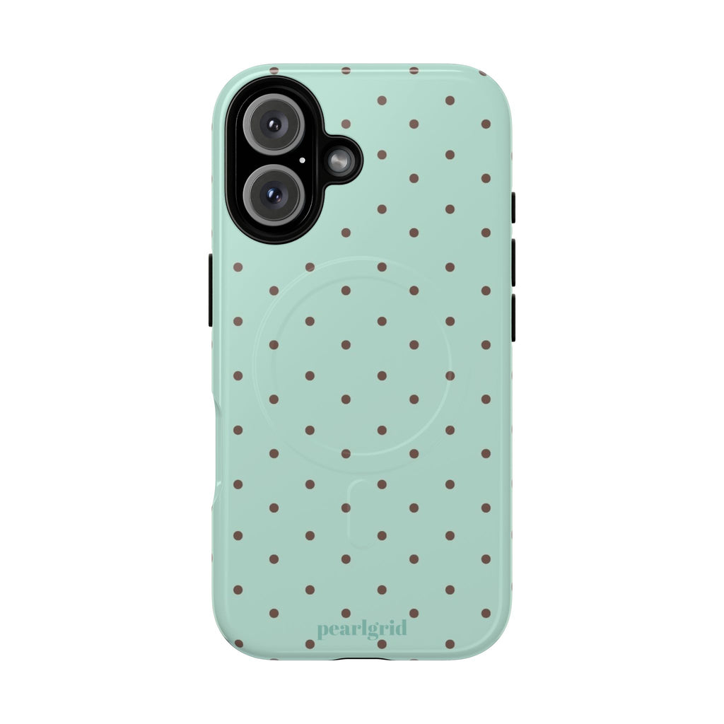 Dot Crush Mint | Magnetic iPhone Case