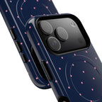 Dot Crush Navy | Magnetic iPhone Case