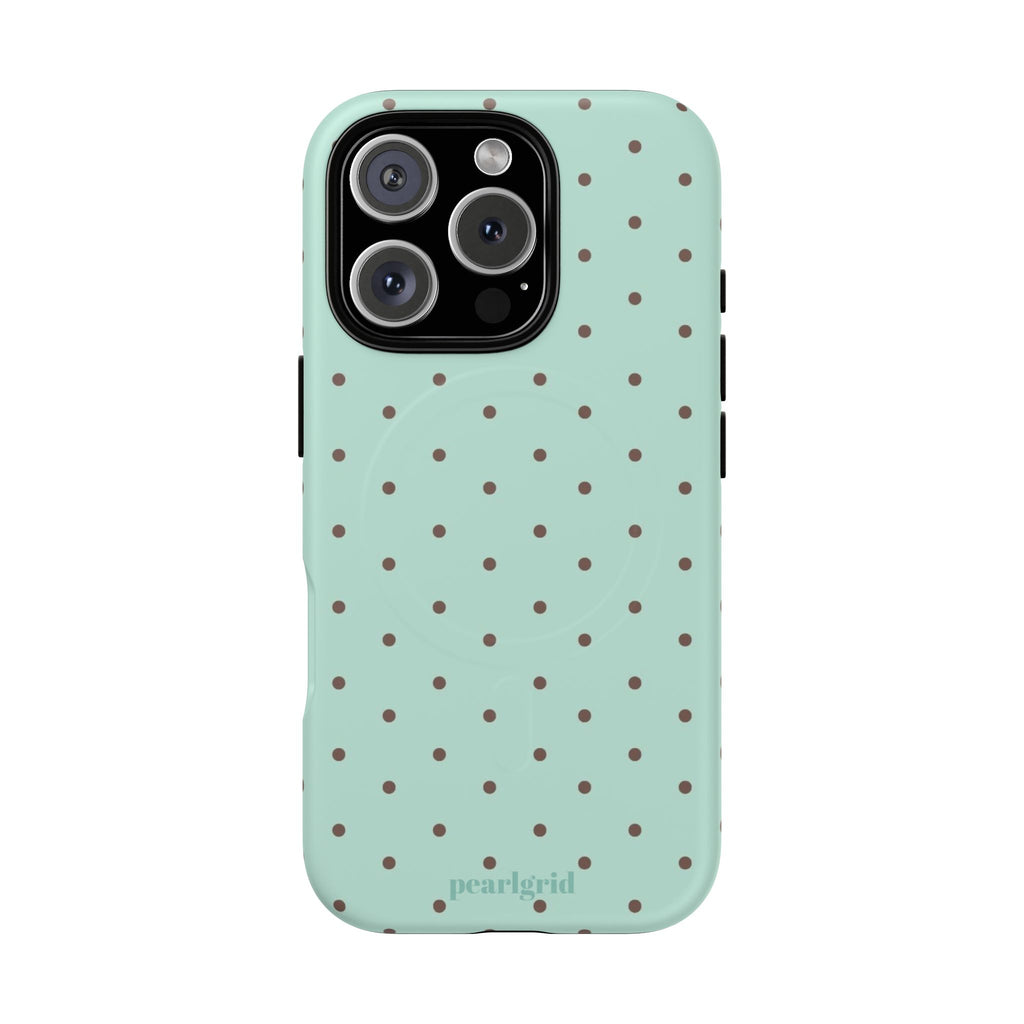Dot Crush Mint | Magnetic iPhone Case