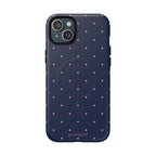 Dot Crush Navy | Magnetic iPhone Case
