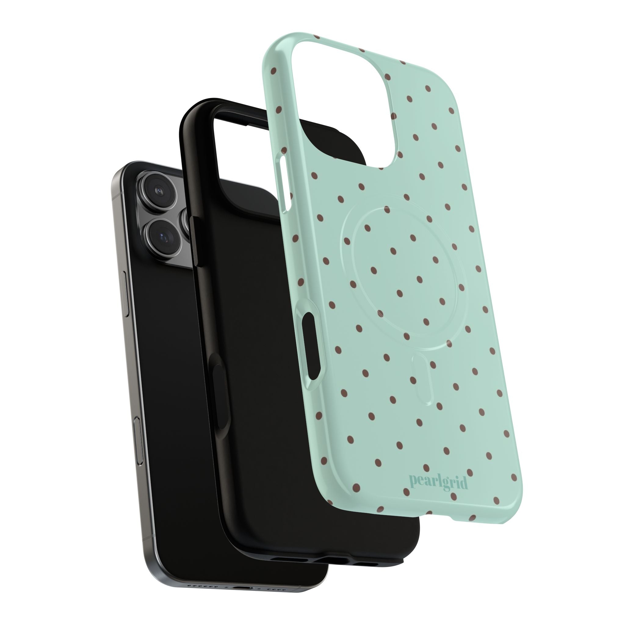 Dot Crush Mint | Magnetic iPhone Case
