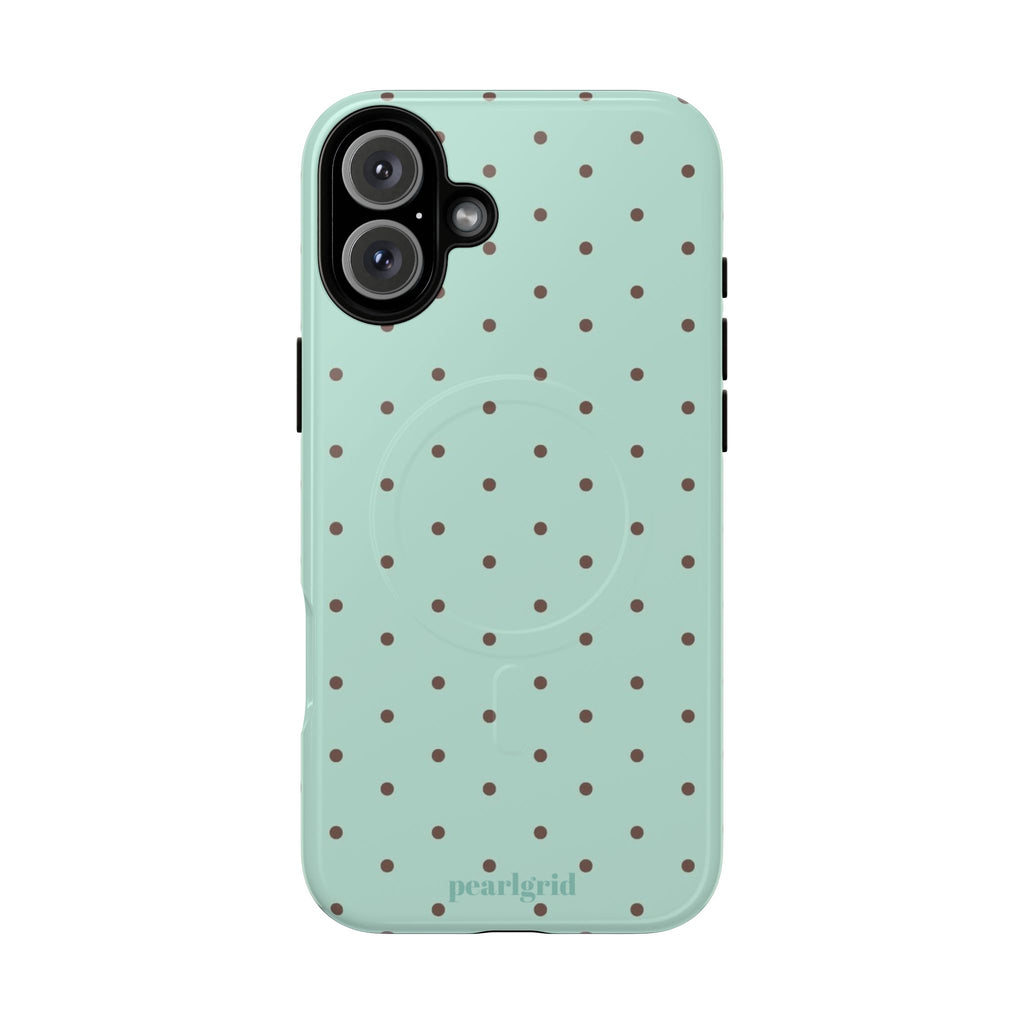 Dot Crush Mint | Magnetic iPhone Case