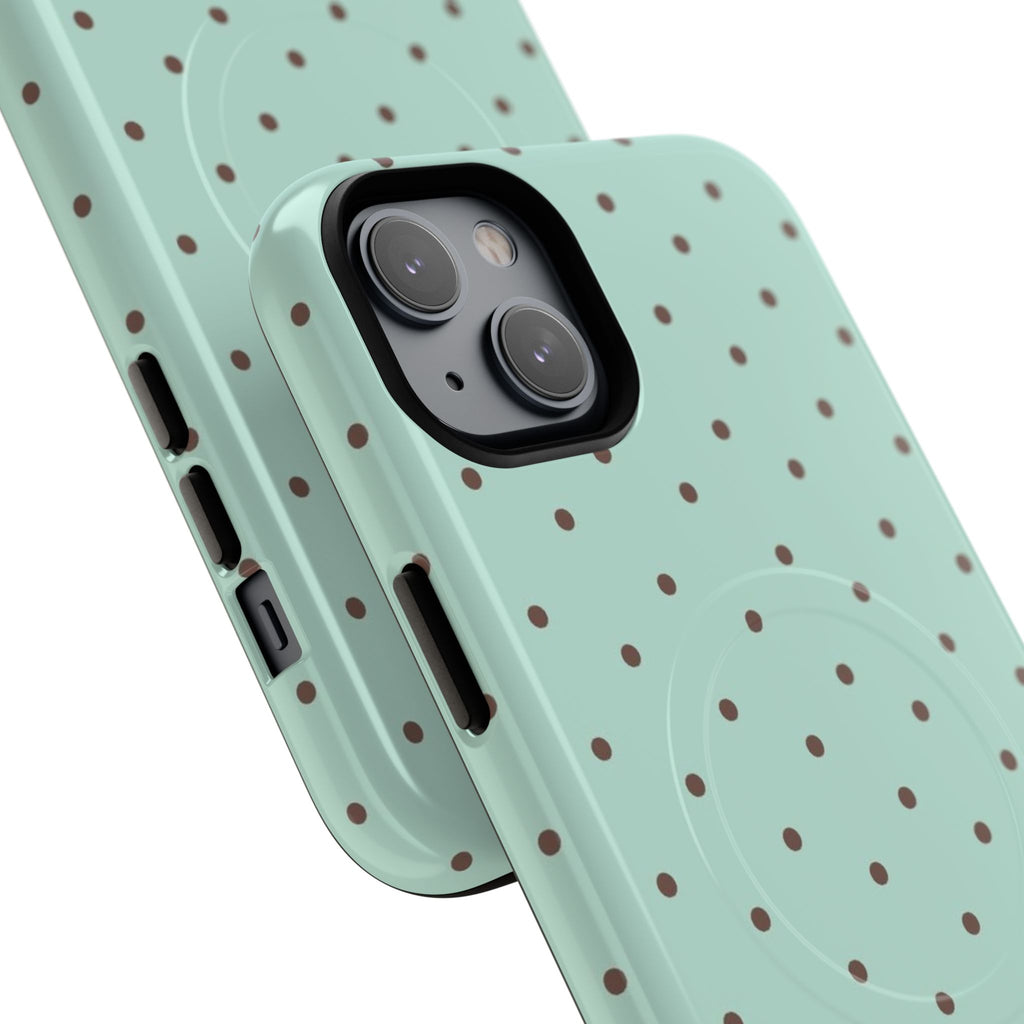 Dot Crush Mint | Magnetic iPhone Case
