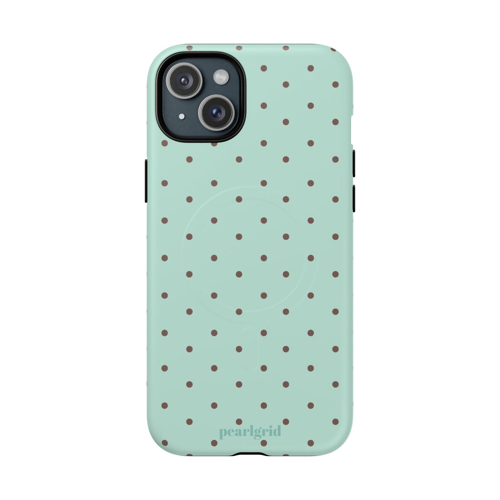 Dot Crush Mint | Magnetic iPhone Case