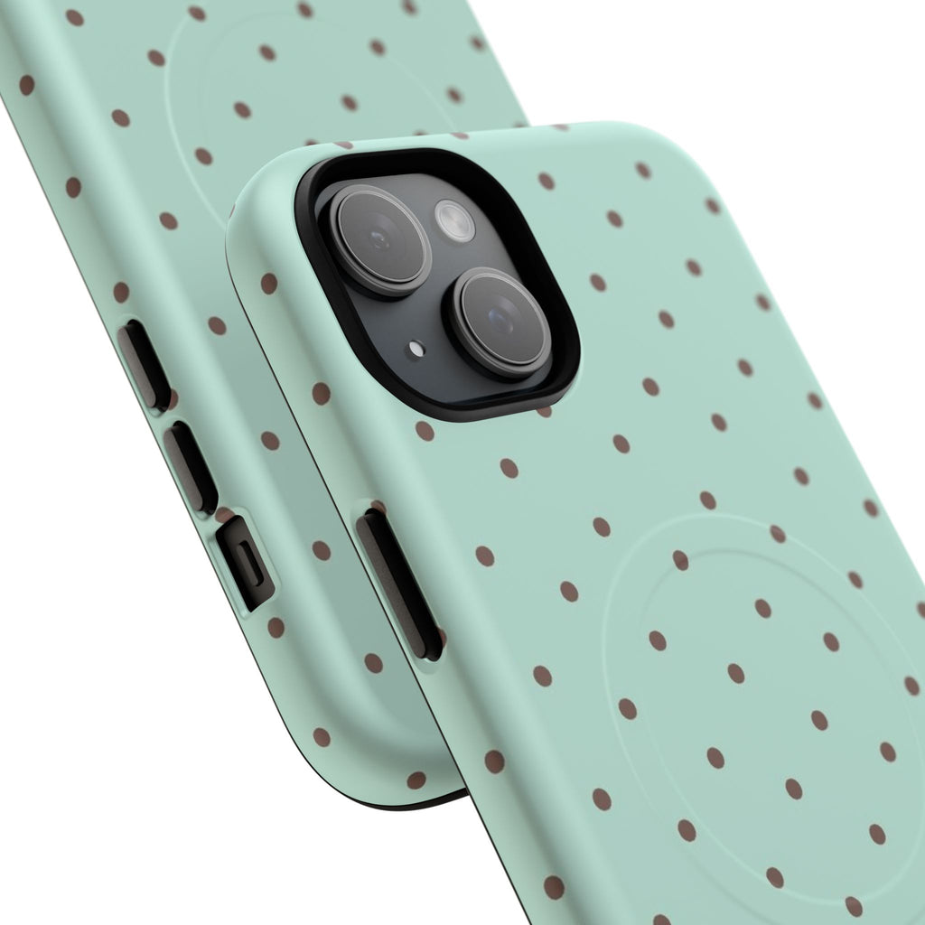 Dot Crush Mint | Magnetic iPhone Case