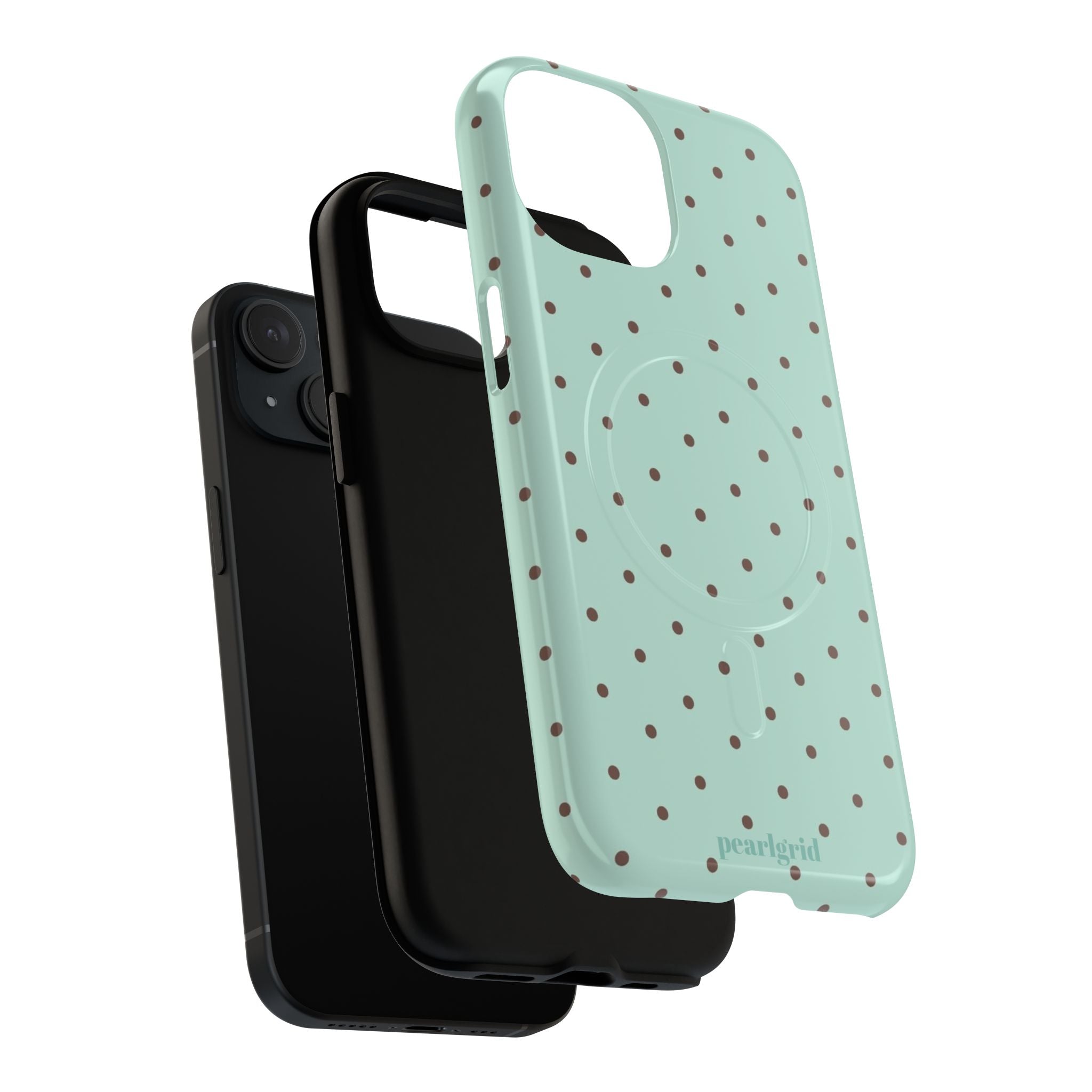 Dot Crush Mint | Magnetic iPhone Case
