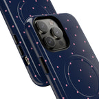 Dot Crush Navy | Magnetic iPhone Case