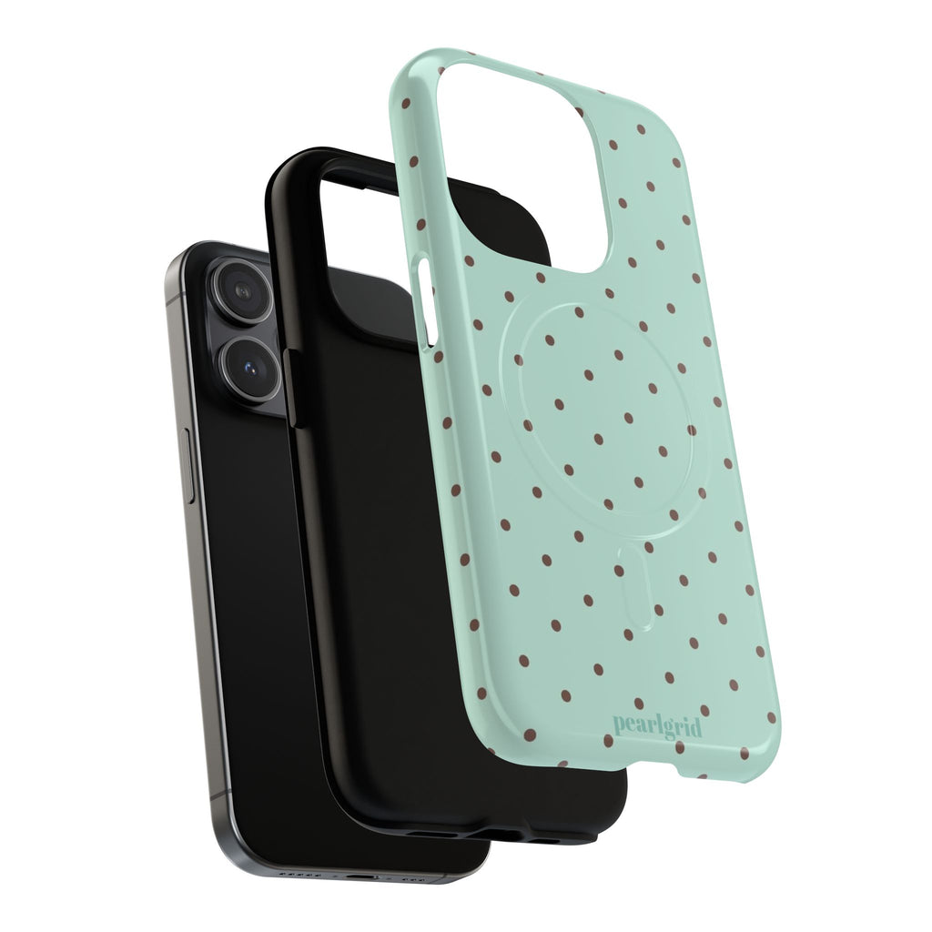 Dot Crush Mint | Magnetic iPhone Case