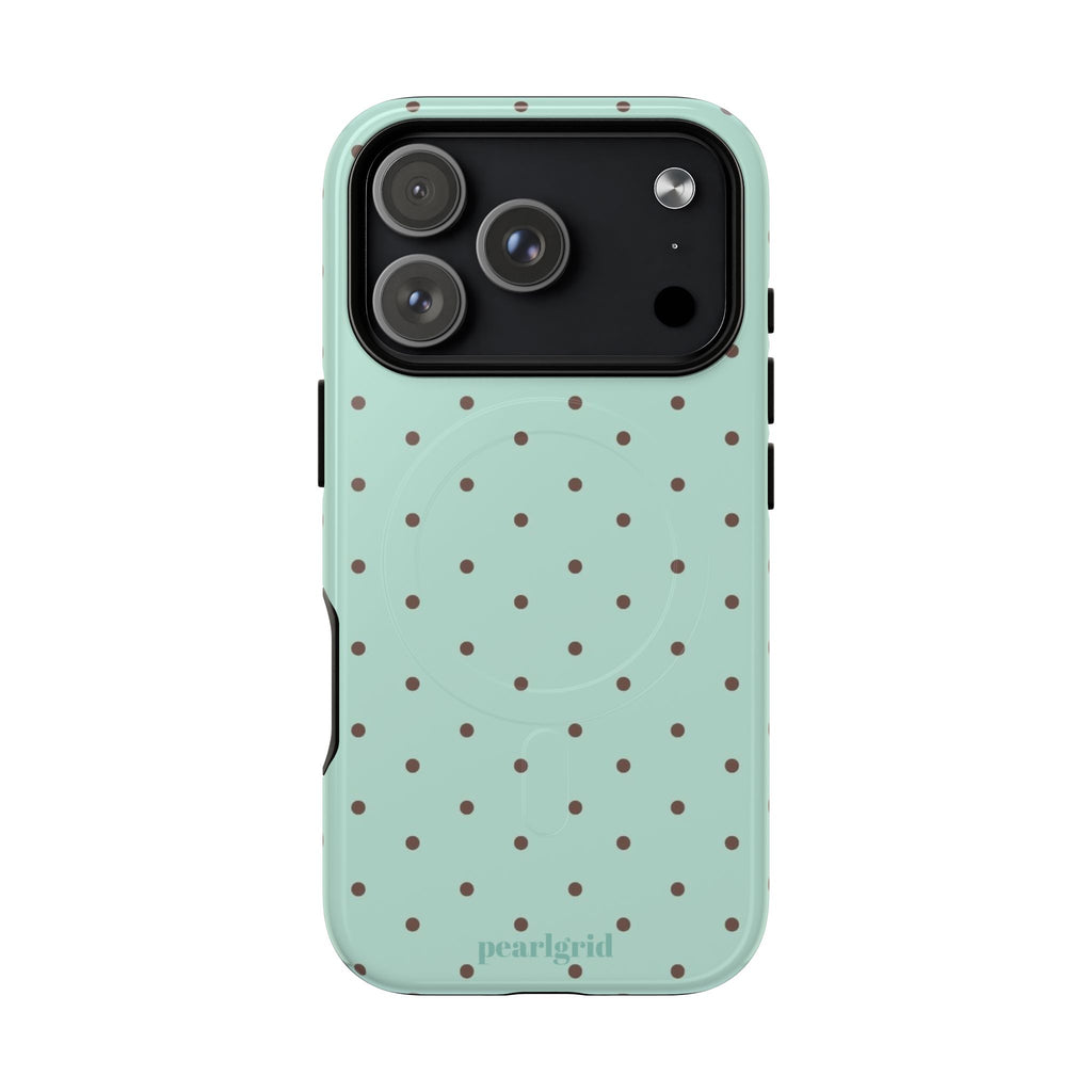 Dot Crush Mint | Magnetic iPhone Case