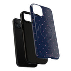 Dot Crush Navy | Magnetic iPhone Case
