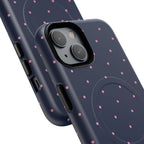 Dot Crush Navy | Magnetic iPhone Case