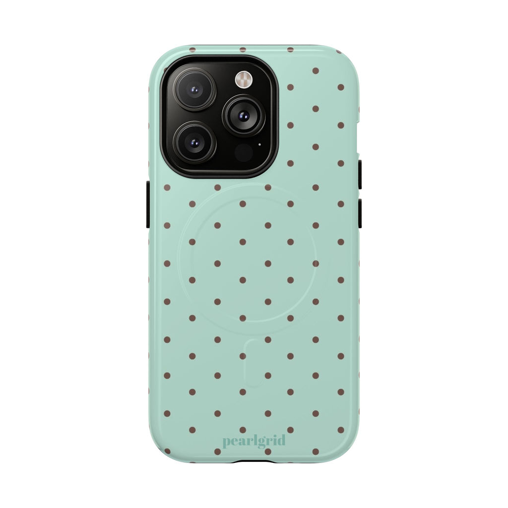 Dot Crush Mint | Magnetic iPhone Case