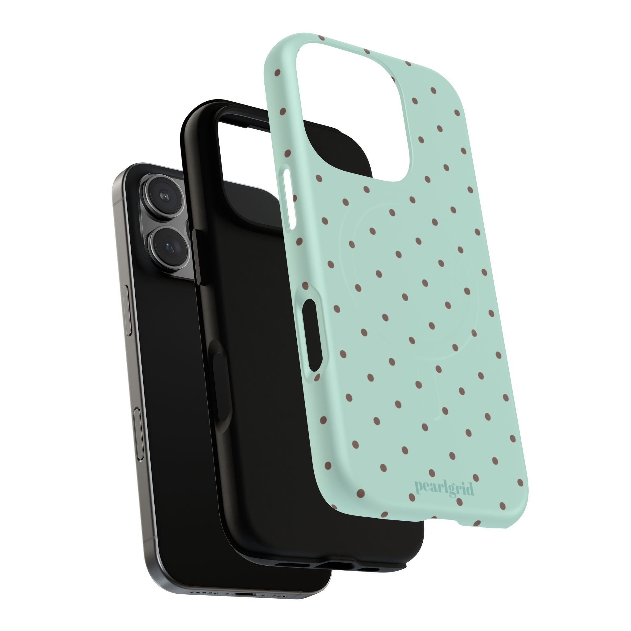 Dot Crush Mint | Magnetic iPhone Case