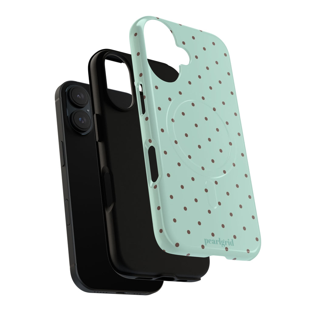Dot Crush Mint | Magnetic iPhone Case