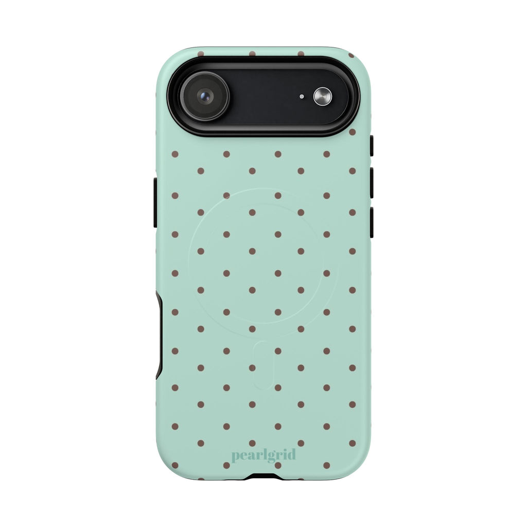 Dot Crush Mint | Magnetic iPhone Case