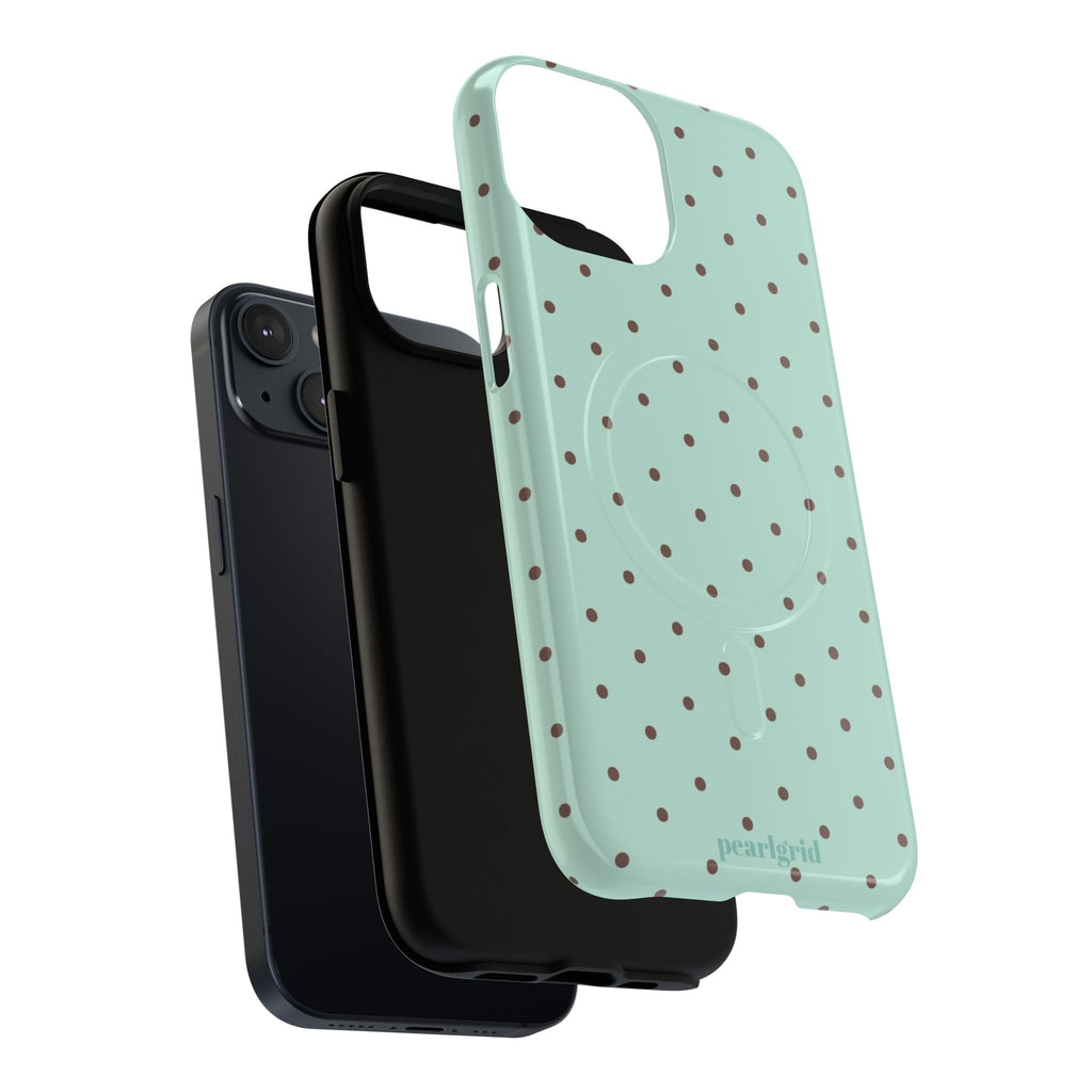 Dot Crush Mint | Magnetic iPhone Case