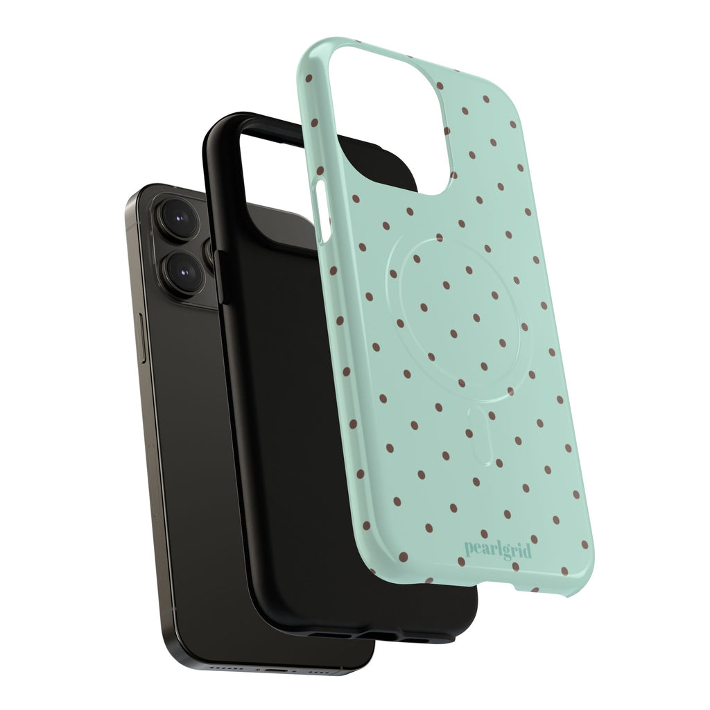 Dot Crush Mint | Magnetic iPhone Case