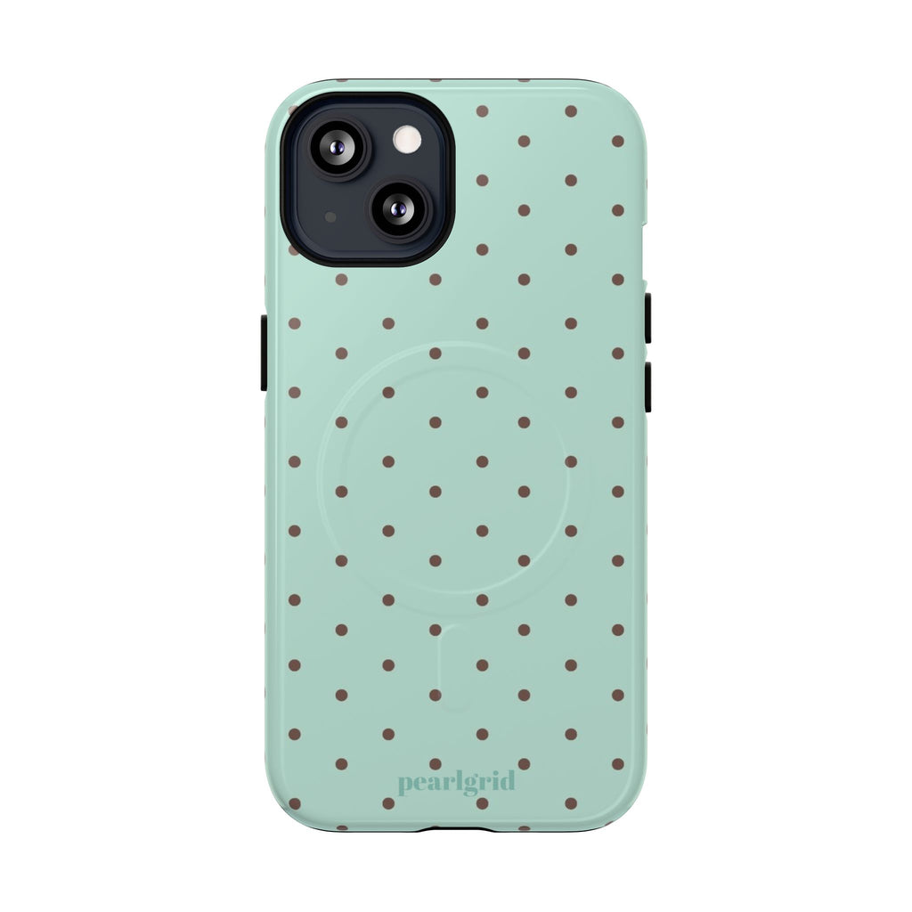 Dot Crush Mint | Magnetic iPhone Case