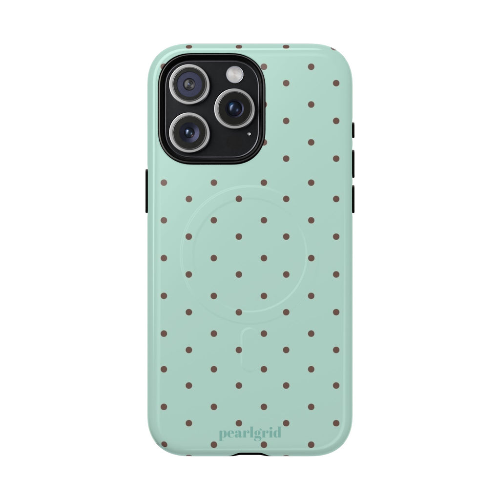 Dot Crush Mint | Magnetic iPhone Case