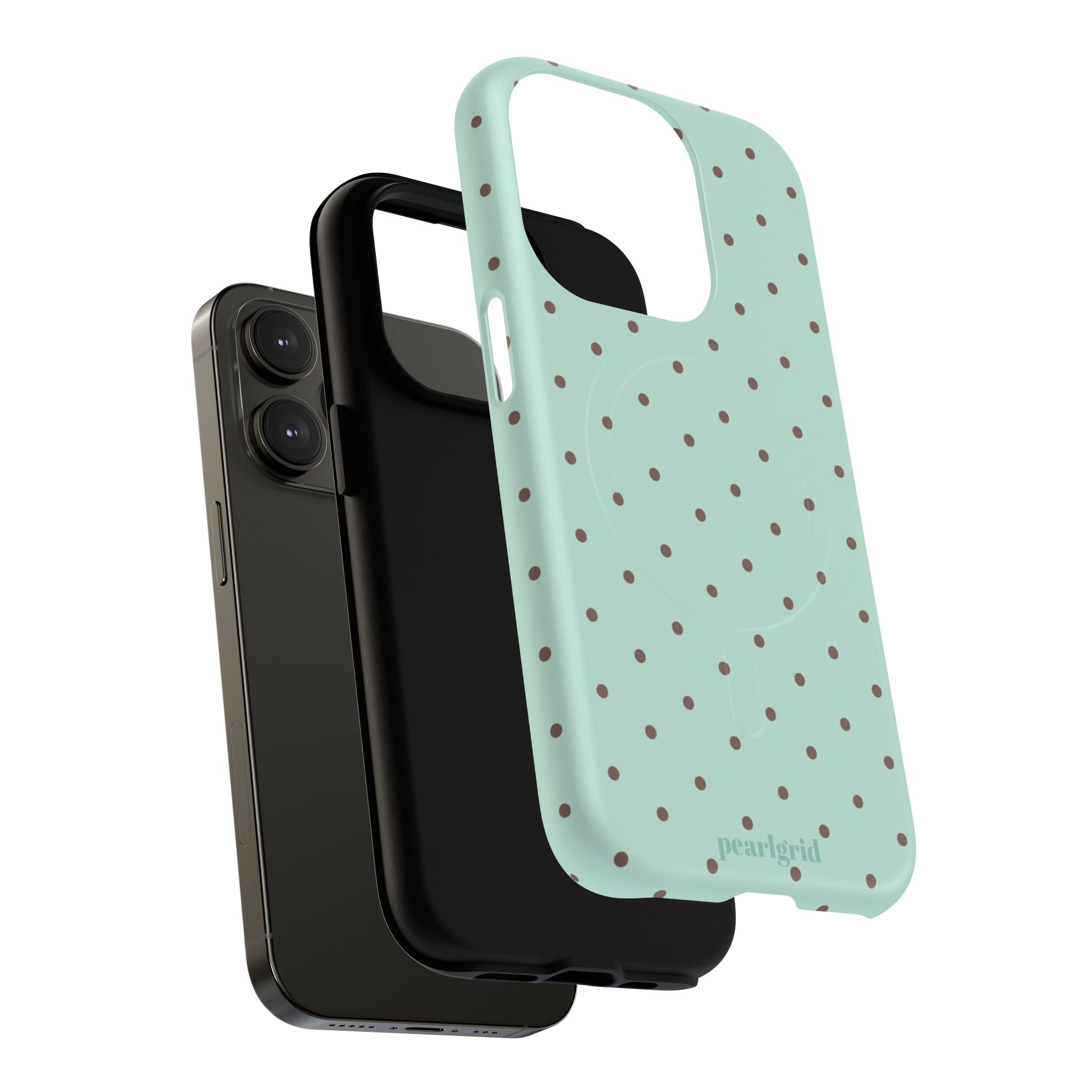 Dot Crush Mint | Magnetic iPhone Case